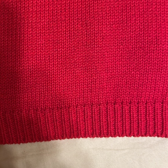 Red Sweater Midi Skirt - Picture 3 of 9